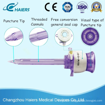 Trocart médical jetable pour la chirurgie du laparoscope